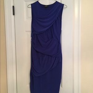 Maternity blue dress